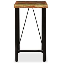 Baro stalas, 60x60x107cm, masyvi perdirbta mediena цена и информация | Кухонные и обеденные столы | pigu.lt