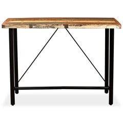 Baro stalas, 150x70x107cm, perdirbta mediena kaina ir informacija | Virtuvės ir valgomojo stalai, staliukai | pigu.lt