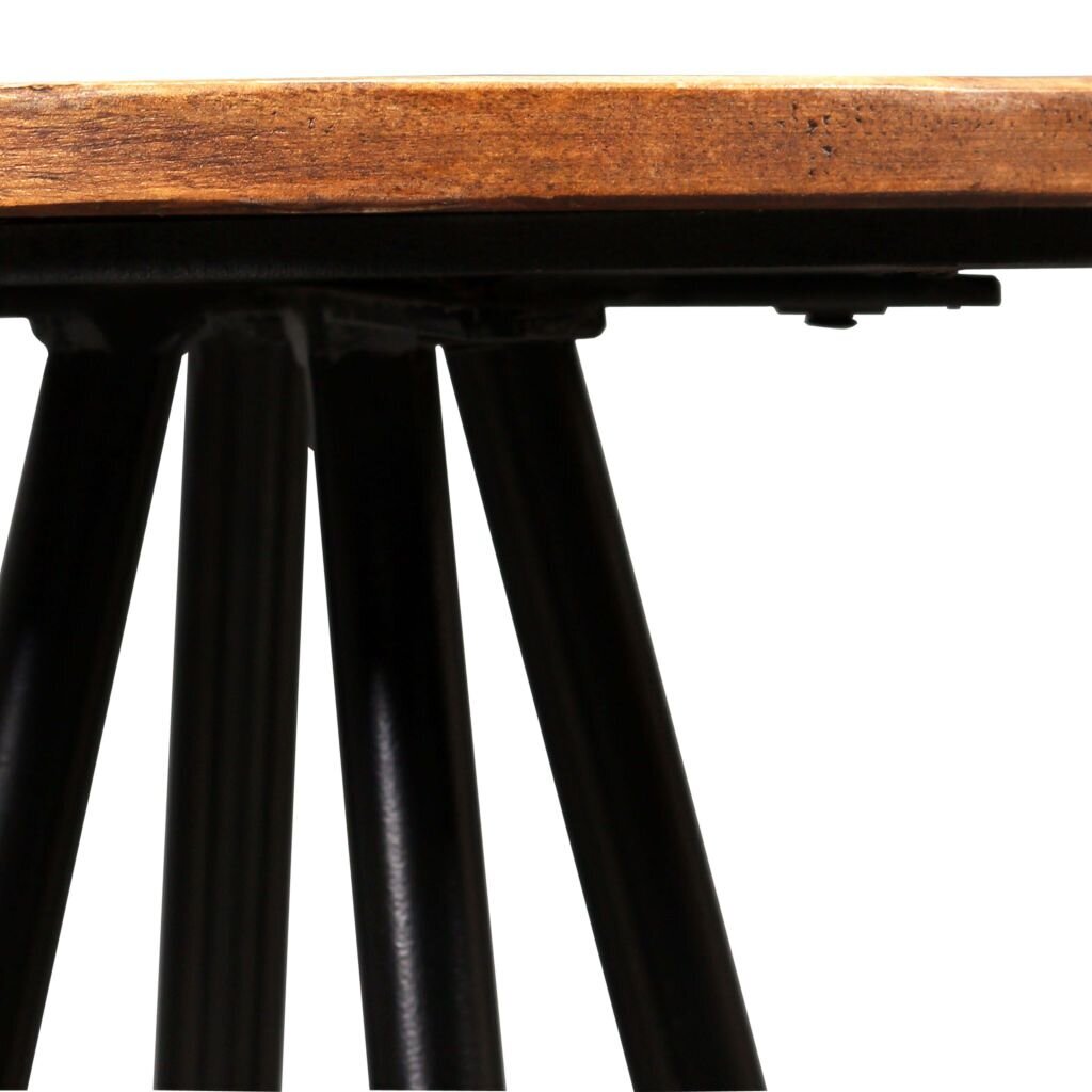 Baro kėdės, perdirbtos medienos masyvas, 4 vnt. kaina ir informacija | Virtuvės ir valgomojo kėdės | pigu.lt