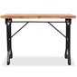 Stalas, 122x65x82 cm, eglės medienos stalviršis kaina ir informacija | Virtuvės ir valgomojo stalai, staliukai | pigu.lt