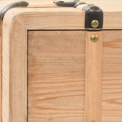 Konsolinis staliukas iš eglės medienos, 115x40,5x76cm, rudas цена и информация | Столы-консоли | pigu.lt