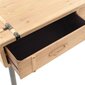 Konsolinis staliukas iš eglės medienos, 115x40,5x76cm, rudas kaina ir informacija | Stalai-konsolės | pigu.lt