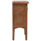 Naktinis staliukas 40x29x68 cm, eglės medienos masyvas, ruda kaina ir informacija | Spintelės prie lovos | pigu.lt