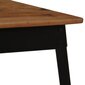 Stalas, 120x60x76cm, akacijos med. masyvas ir plienas kaina ir informacija | Virtuvės ir valgomojo stalai, staliukai | pigu.lt