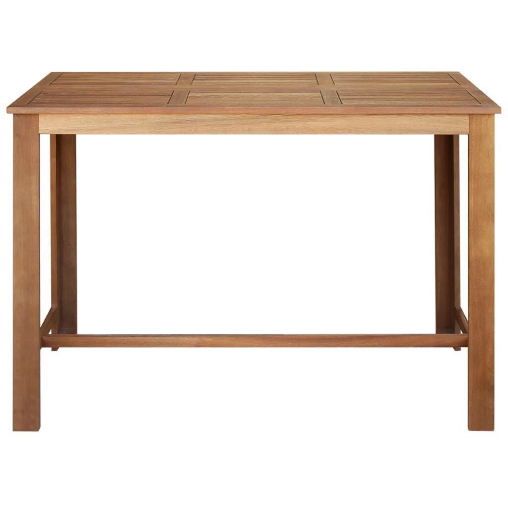 Baro stalas, 150x70x105cm, masyvi akacijos mediena kaina ir informacija | Virtuvės ir valgomojo stalai, staliukai | pigu.lt