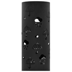 Корзина для зонтов Stefanplast Zeus Антрацитный Пластик 25 x 55 x 25 cm (6 штук) цена и информация | Детали интерьера | pigu.lt