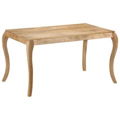 Stalas, 135x75x76cm, mango medienos masyvas kaina ir informacija | Virtuvės ir valgomojo stalai, staliukai | pigu.lt