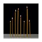 50 vnt. Bičių vaško žvakių geltonos spalvos Danilovo No120, 167 g. kaina ir informacija | Bažnytinės žvakės, žvakidės | pigu.lt