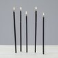200 vnt. Bičių vaško žvakių juodos spalvos Danilovo No120, 667 g. kaina ir informacija | Bažnytinės žvakės, žvakidės | pigu.lt