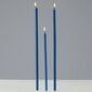 250 vnt. Bičių vaško žvakių mėlynos spalvos Danilovo No100, 1000 g. kaina ir informacija | Bažnytinės žvakės, žvakidės | pigu.lt