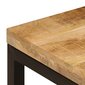Kavos staliukas, 100x50x35cm, mango medienos masyvas ir plienas kaina ir informacija | Kavos staliukai | pigu.lt