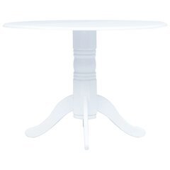 Stalas, 106cm, baltas kaina ir informacija | Virtuvės ir valgomojo stalai, staliukai | pigu.lt