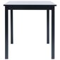 Stalas, 114x71x75cm, juodas kaina ir informacija | Virtuvės ir valgomojo stalai, staliukai | pigu.lt