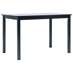 Stalas, 114x71x75cm, juodas kaina ir informacija | Virtuvės ir valgomojo stalai, staliukai | pigu.lt
