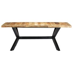Stalas, 200x100x75 cm, mango medienos masyvas kaina ir informacija | Virtuvės ir valgomojo stalai, staliukai | pigu.lt