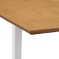 Išskleidžiamas valgomasis stalas, (80x120)x80x74 cm, baltas kaina ir informacija | Virtuvės ir valgomojo stalai, staliukai | pigu.lt