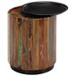 Kavos staliukas, 38x45 cm, perdirbtos medienos masyvas kaina ir informacija | Kavos staliukai | pigu.lt