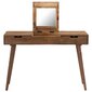 Kosmetinis staliukas iš mango medienos, 112x45x76cm, rudas kaina ir informacija | Kosmetiniai staliukai | pigu.lt