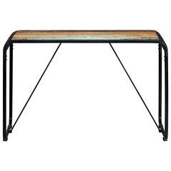 Stalas, 118x60x76cm, perdirbtos medienos masyvas kaina ir informacija | Virtuvės ir valgomojo stalai, staliukai | pigu.lt