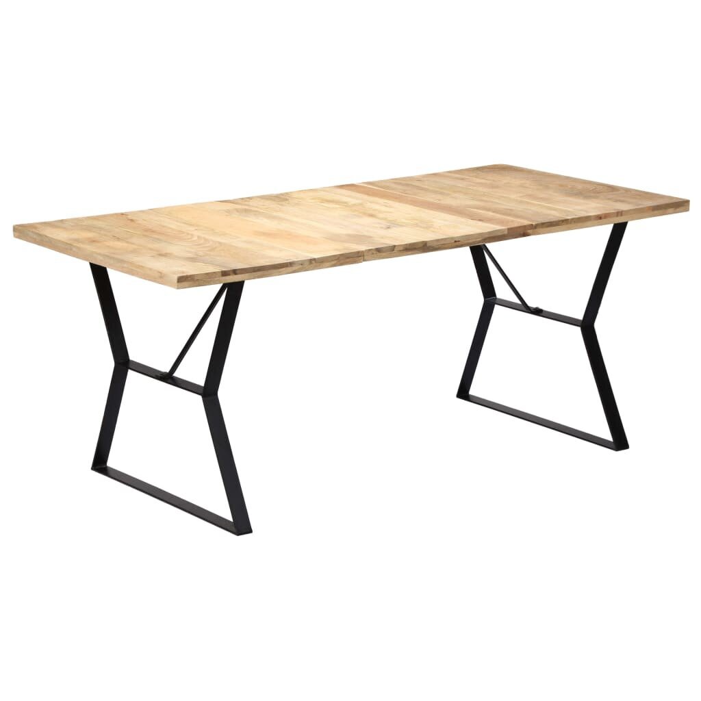 Stalas, 180x90x76cm, mango medienos masyvas kaina ir informacija | Virtuvės ir valgomojo stalai, staliukai | pigu.lt