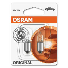 Габаритные галогенные лампы OSRAM B9s ORIGINAL MINIWATT 4050300647258  цена и информация | Автомобильные лампочки | pigu.lt