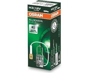 OSRAM H3 ALLSEASON SUPER 4050300504490 галогенная лампа цена и информация | Автомобильные лампочки | pigu.lt