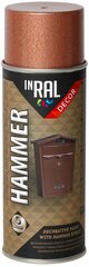 Aerozoliniai dažai, Decor Hammer, varis, 400ml, Inral kaina ir informacija | Dažai | pigu.lt