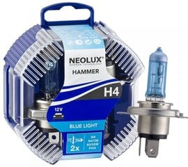 Neolux H4 Blue Light 4008321756824 галогенные лампы цена и информация | Автомобильные лампочки | pigu.lt