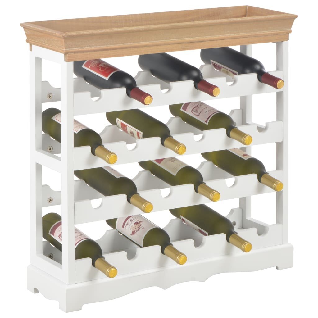 Spintelė vynui, 70x22,5x70,5 cm цена и информация | Virtuvės įrankiai | pigu.lt