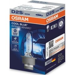 Kсеноновая лампа OSRAM D2S XENARC COOL BLUE INTENSE 4008321401359 цена и информация | Автомобильные лампочки | pigu.lt