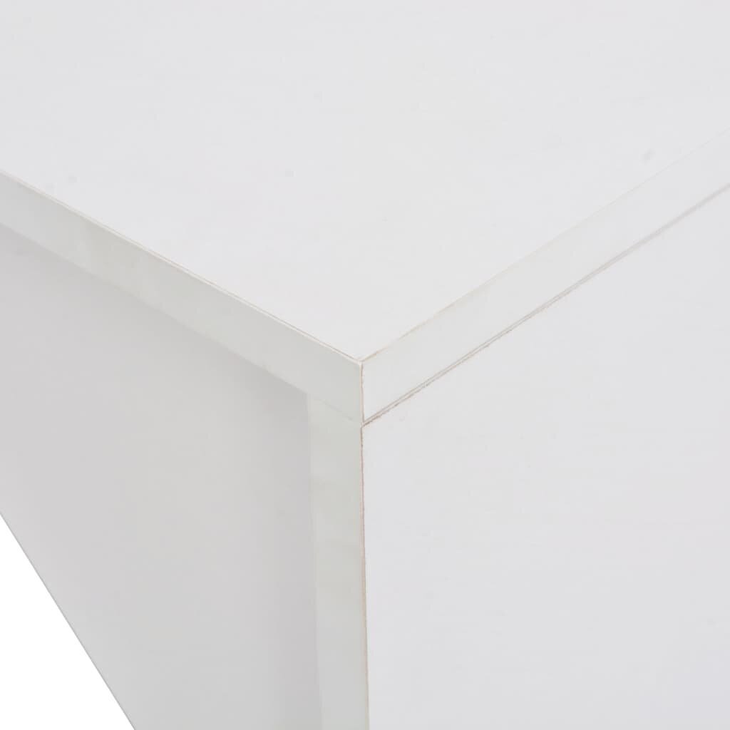 Baro stalas su spintele, baltas kaina ir informacija | Virtuvės ir valgomojo stalai, staliukai | pigu.lt