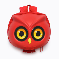 Детский рюкзак Сова, красный цена и информация | Школьные рюкзаки, спортивные сумки | pigu.lt