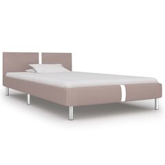 Каркас кровати с искусственной кожей, 90x200cм цена и информация | Кровати | pigu.lt