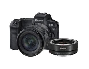 Canon EOS R + RF 24-105mm F4-7.1 IS STM + Mount Adapter EF-EOS R цена и информация | Цифровые фотоаппараты | pigu.lt