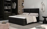 Кровать NORE Amber, 180x200 см, черная