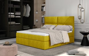 Кровать NORE Amber, 160x200 см, желтая цена и информация | Кровати | pigu.lt