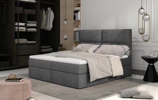 Кровать NORE Amber, 160x200 см, серая цена и информация | Кровати | pigu.lt