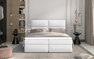 Кровать NORE Amber, 140x200 см, белая цена и информация | Кровати | pigu.lt