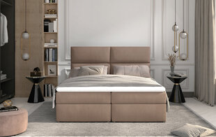 Кровать NORE Amber, 140x200 см, коричневая цена и информация | Кровати | pigu.lt