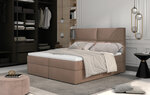 Кровать NORE Amber, 140x200 см, коричневая