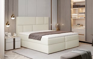 Кровать NORE Florence, 185x200 см, кремовая цена и информация | Кровати | pigu.lt