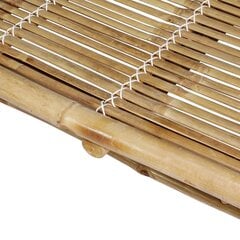 Dvigulis saulės gultas, bambukas kaina ir informacija | Gultai | pigu.lt