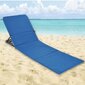 HI Sulankstomas paplūdimio kilimėlis-kėdė, mėlynos sp., PVC цена и информация | Lauko kėdės, foteliai, pufai | pigu.lt