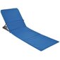 HI Sulankstomas paplūdimio kilimėlis-kėdė, mėlynos sp., PVC kaina ir informacija | Lauko kėdės, foteliai, pufai | pigu.lt
