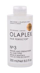 Atkuriamoji priemonė nualintiems plaukams Olaplex Hair Perfector No. 3 250 ml kaina ir informacija | Priemonės plaukų stiprinimui | pigu.lt
