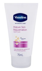 Восстанавливающий крем для рук Vaseline Mature Skin Rejuvenation 75 мл цена и информация | Vaseline Духи, косметика | pigu.lt