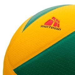 Мяч волейбольный Meteor CHILI жёлтый/зелёный, размер 4 цена и информация | Волейбольные мячи | pigu.lt