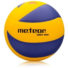 Мяч волейбольный Meteor CHILI оранжевый / фиолетовый, размер 4 цена и информация | Волейбольные мячи | pigu.lt
