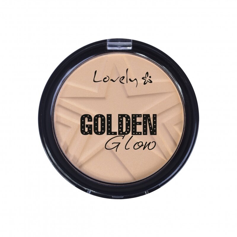 Kompaktinė pudra Lovely Golden Glow 1, 15 g kaina ir informacija | Makiažo pagrindai, pudros | pigu.lt