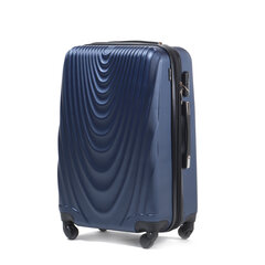 Mažas lagaminas Wings,BS304C S mėlynas kaina ir informacija | Lagaminai, kelioniniai krepšiai | pigu.lt